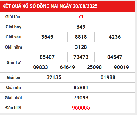 Phân tích giải đặc biệt KQXSDN ngày 27/8/2025 hôm nay