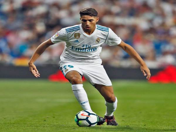 Số áo Hakimi tại Inter, Dortmund, Real Madrid và PSG